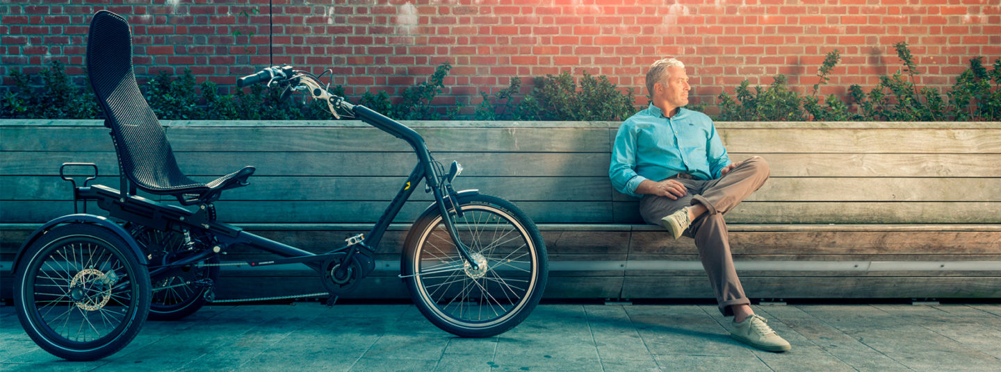 Sportieve driewielfiets met lage zithouding model Cratos